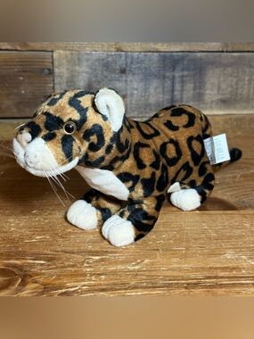 Fiesta Leopard Cheetah plush. 7.5” Jungle Animals.